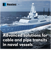Advanced solutions for cable and pipe transits in naval vessels