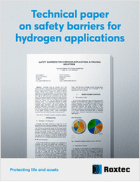 Safety barriers for hydrogen applications in process industries