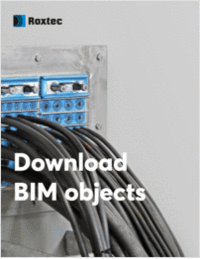 Free BIM objects - penetration seals for cables and conduits