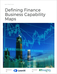 Business Capability Maps for Finance