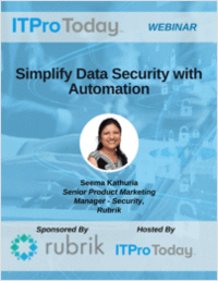 Simplify Data Security with Automation