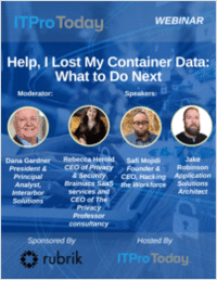 Help, I Lost My Container Data: What to Do Next