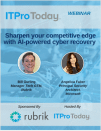 Sharpen your competitive edge with AI-powered cyber recovery Sharpen your competitive edge with AI-powered cyber recovery