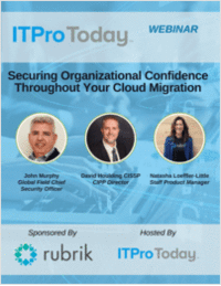 Securing Organizational Confidence Throughout Your Cloud Migration