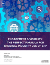 Engagement & Visibility: The Perfect Formula for Chemical Industry Use of ERP