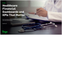 Healthcare Financial Dashboards and KPIs That Matter