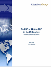 To ERP or Not to ERP in the Mid-Market: Simplifying an Important Decision