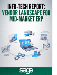 Info-Tech Report: Vendor Landscape for Mid-Market ERP