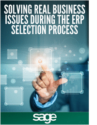 Solving Real Business Issues During the ERP Selection Process