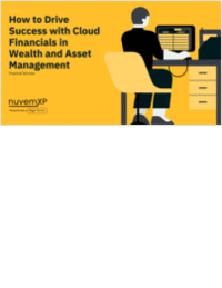 How to Drive Success with Cloud Financials in Wealth and Asset Management