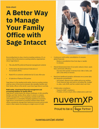 A Better Way to Manage Your Family Office with Sage Intacct