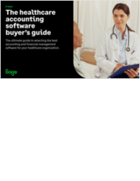 The Healthcare Accounting Software Buyer's Guide