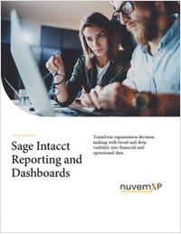 Sage Intacct Reporting and Dashboards