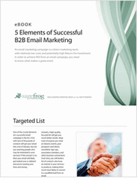 5 Elements of Successful B2B Email Marketing