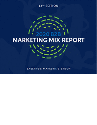 The 2020 B2B Marketing Mix Report