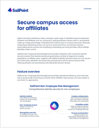 Secure campus access for affiliates