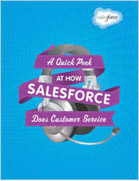 A Quick Peek at How Salesforce Does Customer Service