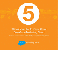 5 Things You Should Know About Salesforce Marketing Cloud