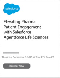 Elevating Pharma Patient Engagement with Salesforce Agentforce Life Sciences