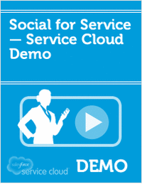 Social for Service — Service Cloud Demo