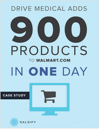 Drive Medical Adds 900 Products to Walmart.com in One Day