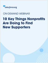 10 Key Things Nonprofits Are Doing to Find New Supporters