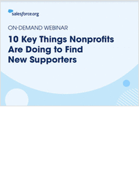 10 Key Things Nonprofits Are Doing to Find New Supporters