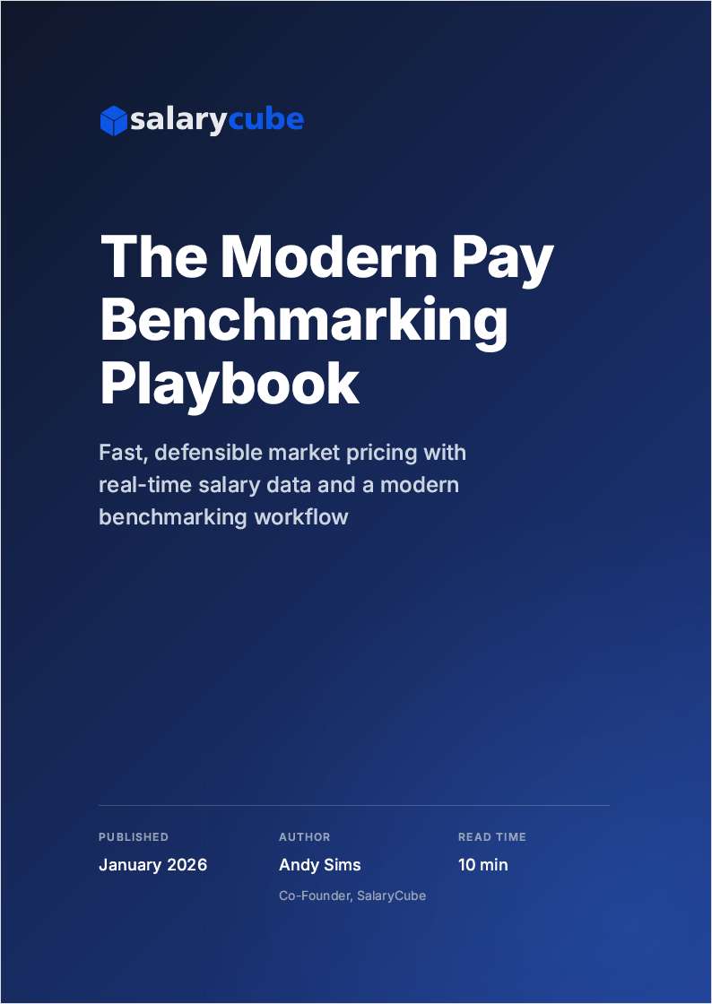 The Modern Pay Benchmarking Playbook
