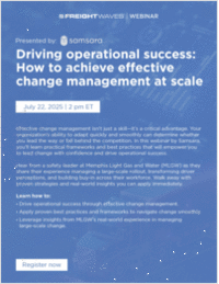 Driving operational success: How to achieve effective change management at scale