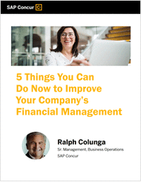 5 Things You Can Do Now to Improve Your Company's Financial Management