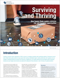 Surviving and Thriving: How Supply Chain leaders minimize risk and maximize opportunities