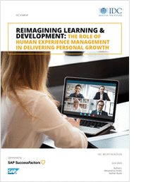 IDC InfoBrief | Reimaging Learning and Development: The Role of Human Experience Management in Delivering Personal Growth