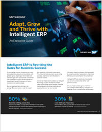 Adapt, Grow and Thrive with Intelligent ERP