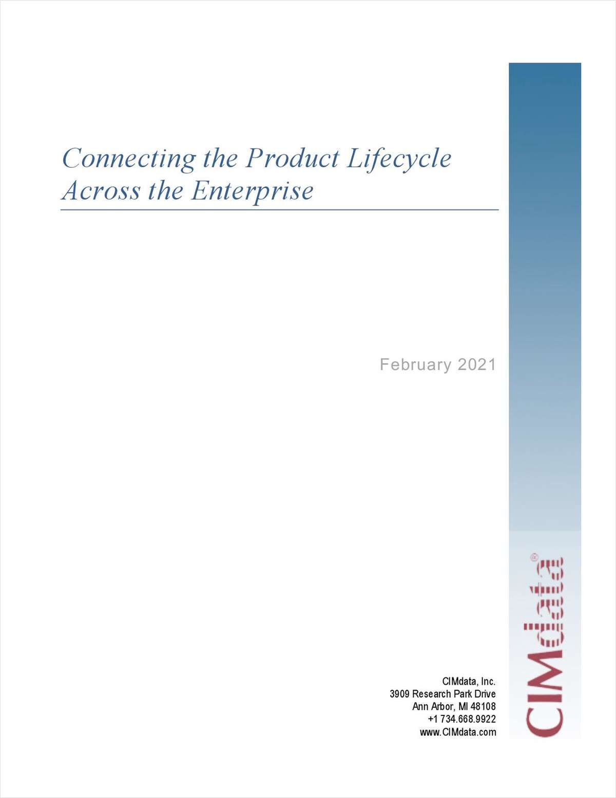 Connecting the Product Lifecycle Across the Enterprise
