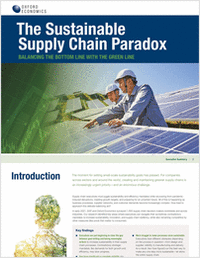 The Sustainable Supply Chain Paradox