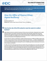 How the Office of Finance Drives Digital Resiliency