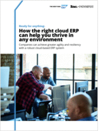 Ready for anything: How the right cloud ERP can help you thrive in any environment