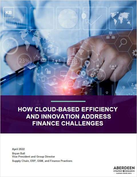 How cloud-based efficiency and innovation address finance challenges