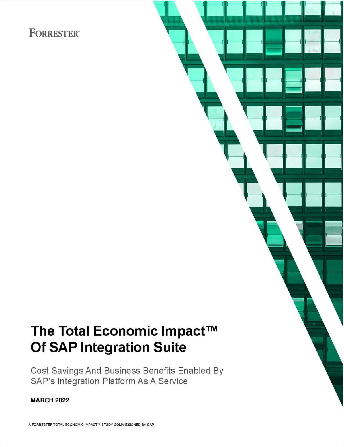 Forrester Total Economic Impact of SAP Integration Suite