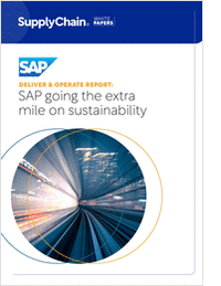 SAP Going the Extra Mile on Sustainability