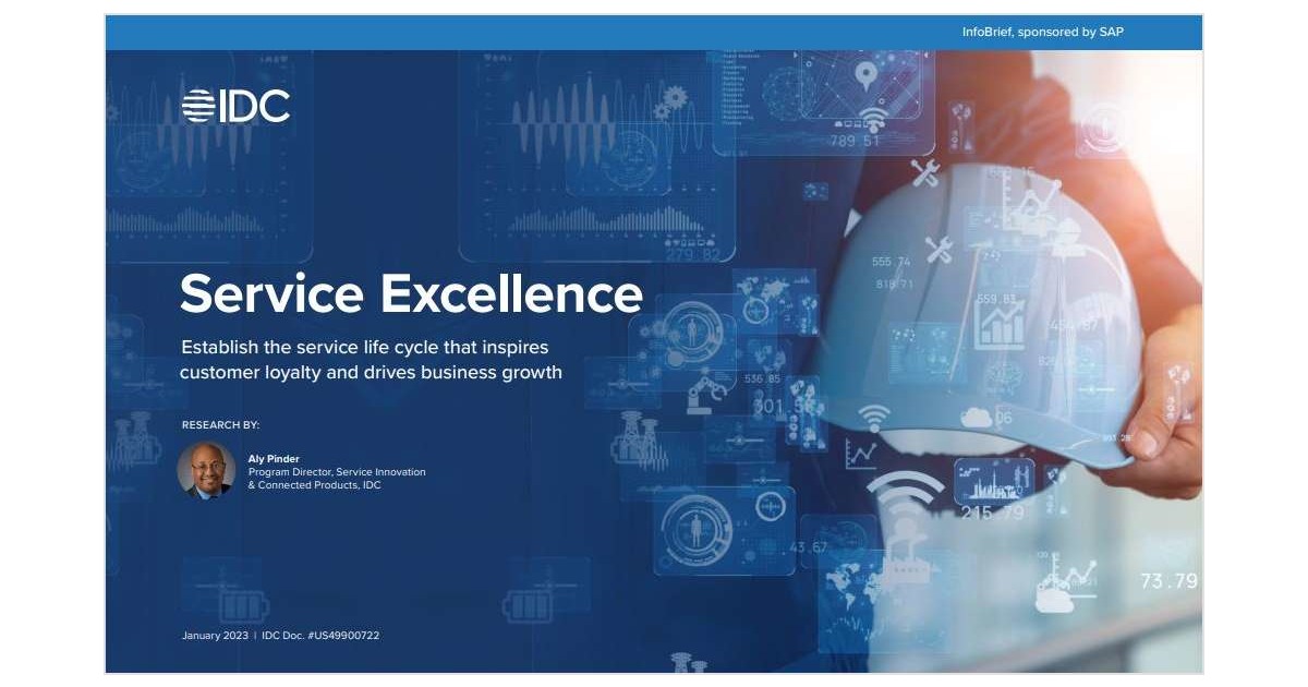 IDC InfoBrief Service Excellence Establishing the service life cycle