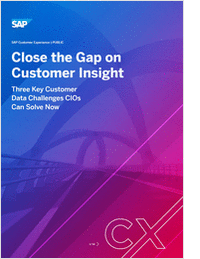 Close the Gap on Customer Insight: Three Key Customer Data Challenges CIOs Can Solve Now