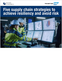 Five Supply Chain Strategies to Achieve Resiliency and Avoid Risk