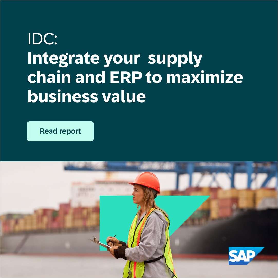 IDC: Better integration = better supply chain performance