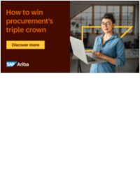 Race is on for procurement's triple crown