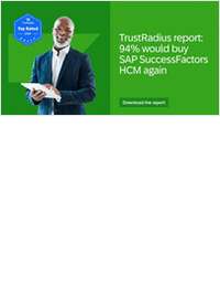 Trust Radius reviews name SAP SuccessFactors HCM a leader in HR technology