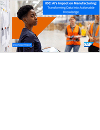 IDC: The Impact of AI on Manufacturing