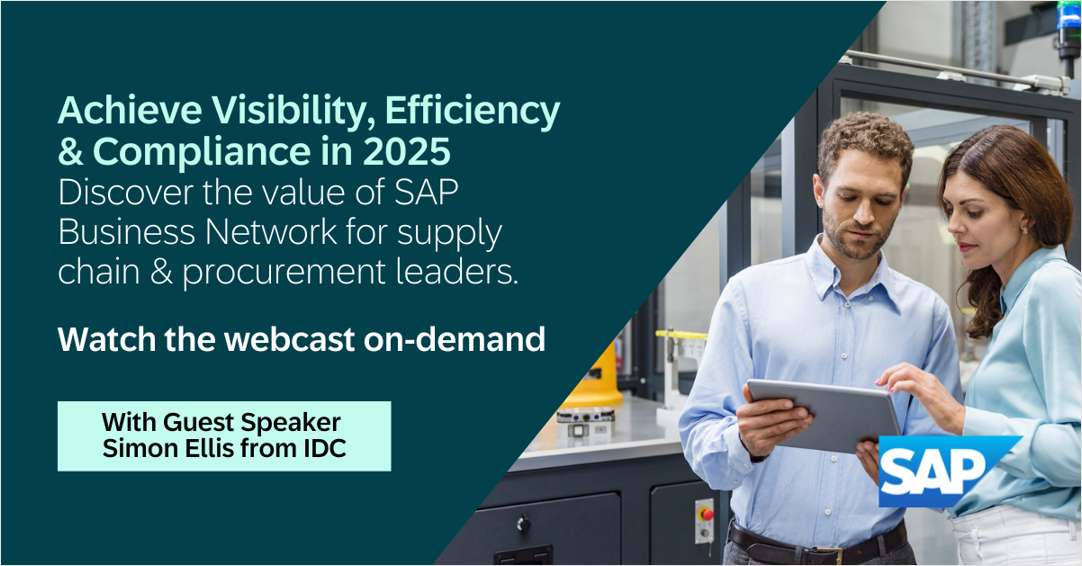 Unlock Visibility, Boost Efficiency, and Maximize ROI with SAP Business Network