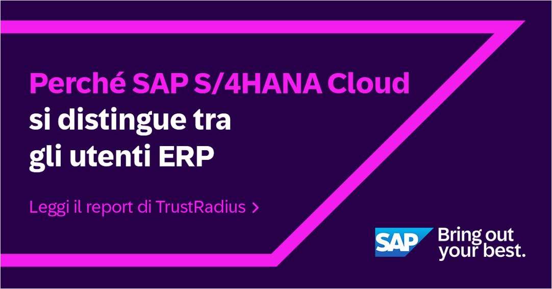 Perché SAP S/4HANA Cloud conquista acquirenti abituali