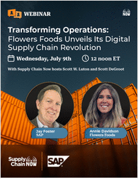 Transforming Operations: Flowers Foods Unveils Its Digital Supply Chain Revolution